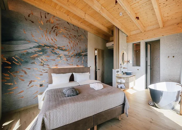 アパート Insel Der Sinne See-chalets ゲルリッツ